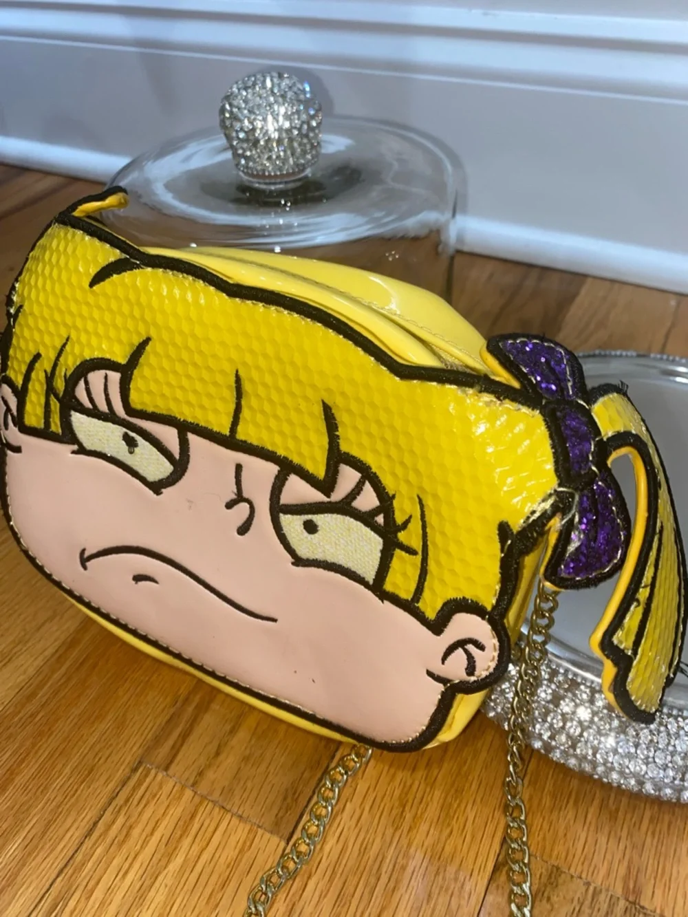 Danielle Nicole Angelica Pickles Sunny Yellow  Crossbody - Picture 3 of 6